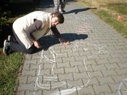 maľovanie na chodník